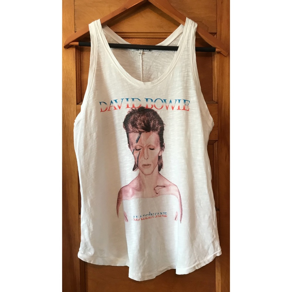 Junk Food, David Bowie Tank Top, Size S